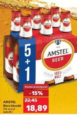Kaufland AMSTEL Bere blondă Ofertă