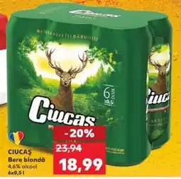 Kaufland CIUCAŞ Bere blondă Ofertă
