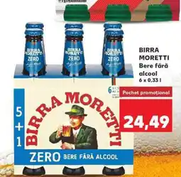 Kaufland BIRRA MORETTI Zero Ofertă
