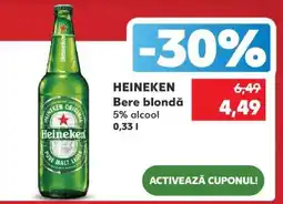 Kaufland HEINEKEN Bere blondă Ofertă