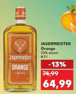 Kaufland JÄGERMEISTER Orange Ofertă