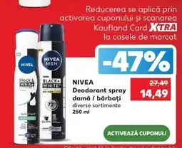 Kaufland NIVEA Deodorant spray damă / bărbați Ofertă