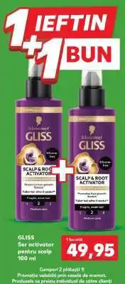 Kaufland GLISS Ser activator pentru scalp 100 ml Ofertă