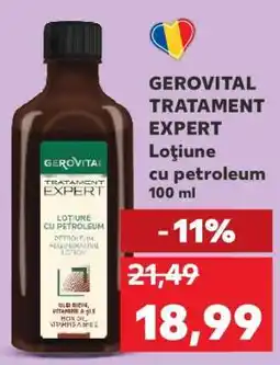 Kaufland GEROVITAL TRATAMENT EXPERT Loțiune cu petroleum 100 ml Ofertă