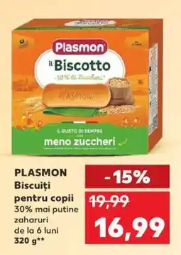 Kaufland PLASMON Biscuiți pentru copii Ofertă