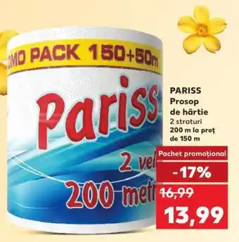 Kaufland PARISS Prosop de hârtie Ofertă