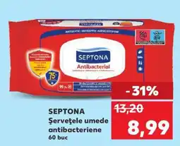 Kaufland SEPTONA Şerveţele umede antibacteriene Ofertă