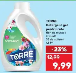 Kaufland TORRE Detergent gel pentru rufe Ofertă