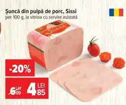 Carrefour Şuncă din pulpă de porc Sissi Ofertă