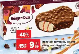 Carrefour Înghețată cu vanilie, caramel și migdale Häagen-Dazs Ofertă