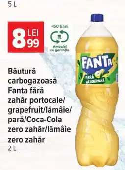 Carrefour Fanta fără zahăr Ofertă