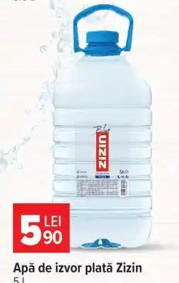 Carrefour Apă de izvor plată Zizin 5L Ofertă