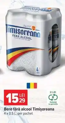 Carrefour Bere fără alcool Timișoreana Ofertă