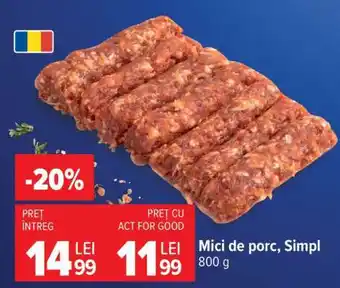 Carrefour Mici de porc, Simpl Ofertă