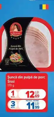 Carrefour Şuncă din pulpă de porc Sissi Ofertă