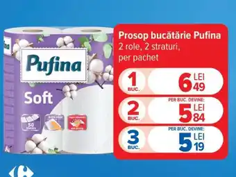 Carrefour Prosop bucătărie, Pufina Ofertă