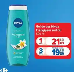 Carrefour Gel de duș Nivea Frangipani and Oil Ofertă