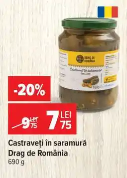 Carrefour Castraveți în saramură Drag de România Ofertă