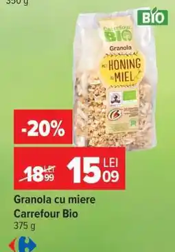 Carrefour Granola cu miere Carrefour Bio Ofertă