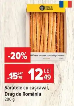 Carrefour Sărățele cu cașcaval Drag de România Ofertă
