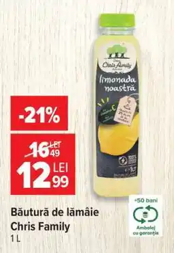 Carrefour Băutură de lămâie Chris Family Ofertă