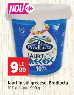 Carrefour Iaurt în stil grecesc, Prodlacta Ofertă