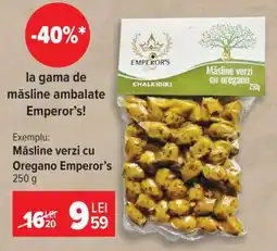 Carrefour Măsline verzi cu Oregano Emperor’s Ofertă
