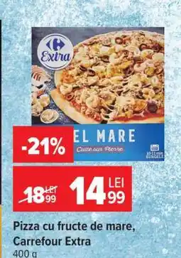 Carrefour Pizza cu fructe de mare, Carrefour Extra Ofertă
