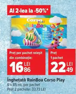 Carrefour Înghețată RainBoa Corso Play Ofertă