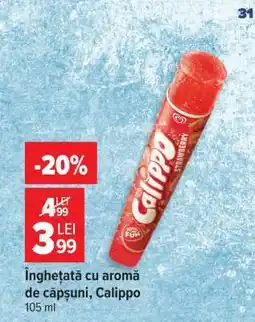 Carrefour Înghețată cu aromă de căpșuni, Calippo Ofertă