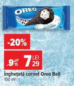 Carrefour Înghețată cornet Oreo Ball Ofertă