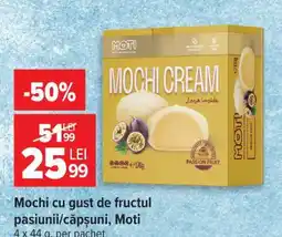 Carrefour Mochi cu gust de fructul pasiunii/căpșuni, Moti Ofertă