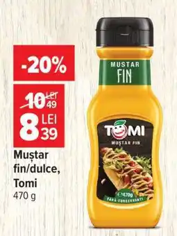 Carrefour Muștar fin/dulce, Tomi Ofertă