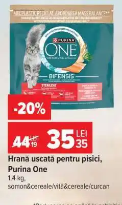Carrefour Hrană uscată pentru pisici, Purina One Ofertă