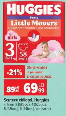 Carrefour HUGGIES Little Movers Pants Ofertă