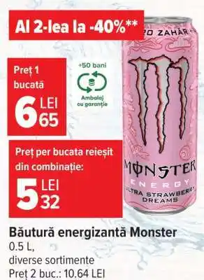 Carrefour Băutură energizantă Monster Ofertă