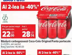 Carrefour Băutură carbogazoasă Coca Cola original/Fanta portocale Ofertă