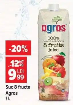 Carrefour Suc 8 fructe Agros Ofertă