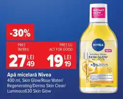 Carrefour Apă micelară Nivea Ofertă