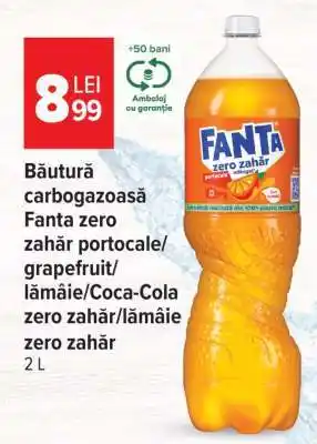 Carrefour Fanta zero zahăr Ofertă