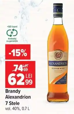 Carrefour Brandy Alexandrion 7 stele Ofertă