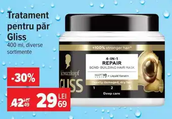 Carrefour Tratament pentru păr, Gliss Ofertă