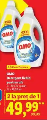 Lidl OMO Detergent lichid pentru rufe Ofertă