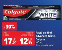 Carrefour Pastă de dinți Advanced White, Colgate Ofertă