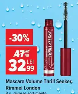 Carrefour Mascara Volume Thrill Seeker, Rimmel London Ofertă