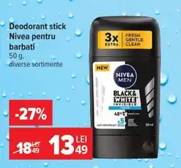 Carrefour Deodorant stick Nivea pentru barbati Ofertă