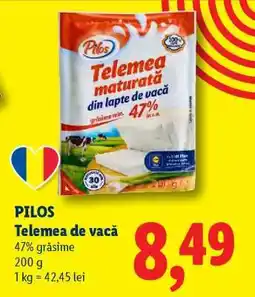 Lidl Pilos Telemea de vacă Ofertă