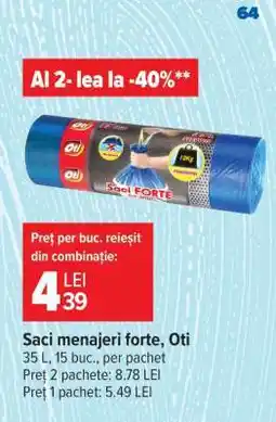 Carrefour Saci menajeri forte, Oti Ofertă