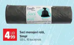 Carrefour Saci menajeri rolă Simpl Ofertă
