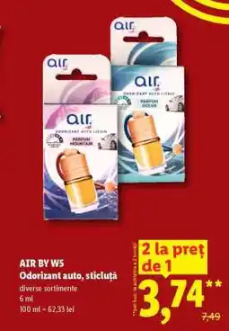 Lidl AIR BY W5 Odorizant auto, sticluță Ofertă